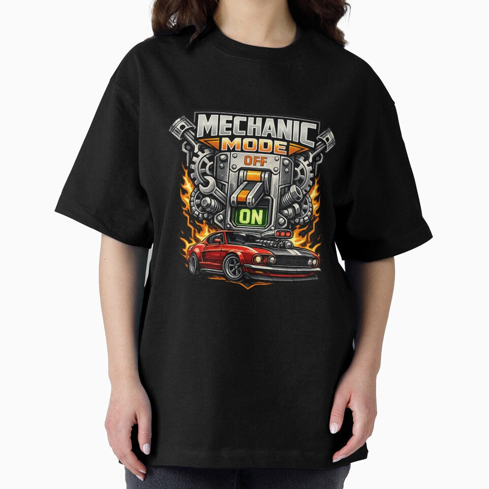Mechanic Mode On Muscle Car Vintage Automotive Garage Graphic by BankshopTH