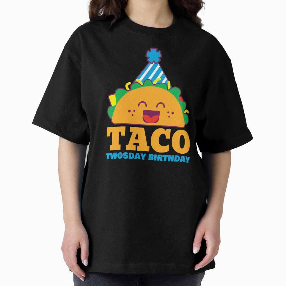 Taco twosday birthday blue boy by Mylittleprints