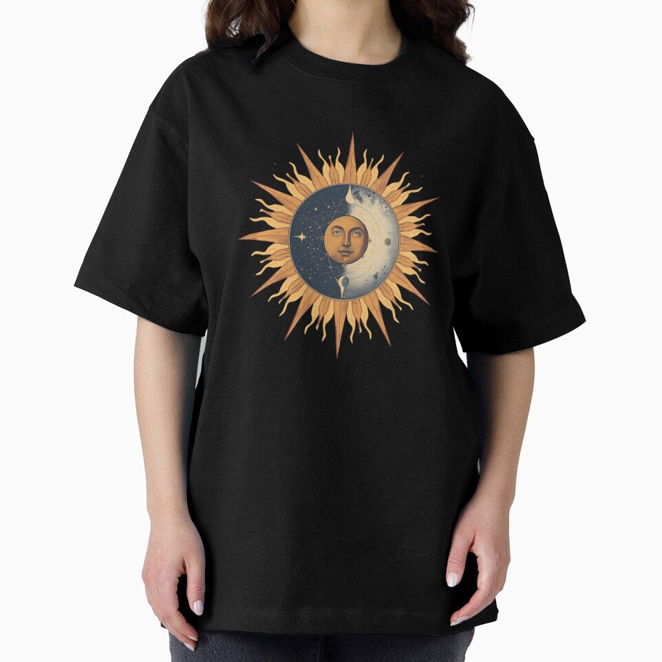Solar Eclipse Dreams – Vintage Celestial Sun Moon Art by catcurio