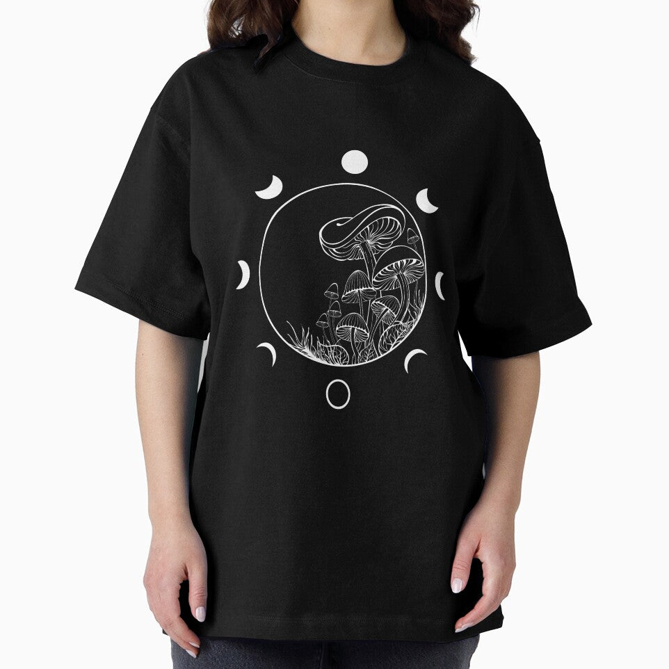 Moon Mushroom Hunting shirt Fungi Mushroom Foraging shirt design by BeeClassyDesign