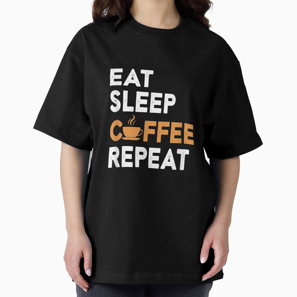 Coffees Eat Sleep Coffee Repeat by DeannaMarks