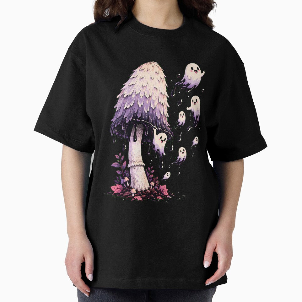 Pastel Goth Ghost Mushroom Spooky Forest Goblincore by chattsuede