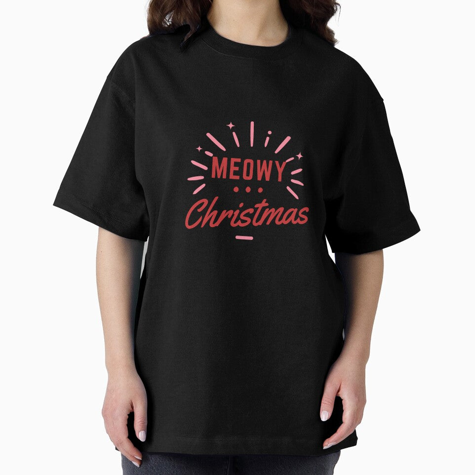 Meowy Christmas Cat – Cute Holiday Design by PrintistryArt