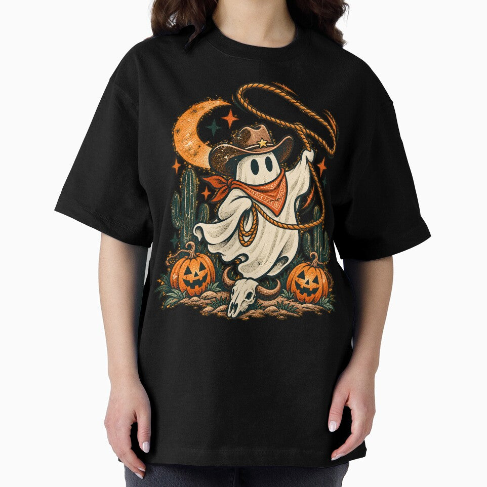 Retro Cowboy Ghost Halloween – Spooky Western Rodeo by Laugh & Rewind