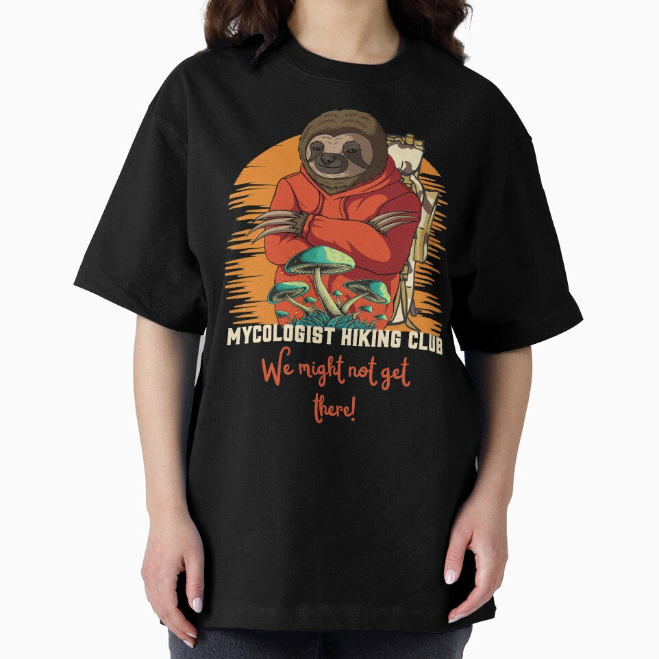Mycologist Hiking Club Funny Mycology Art by MrEddie10