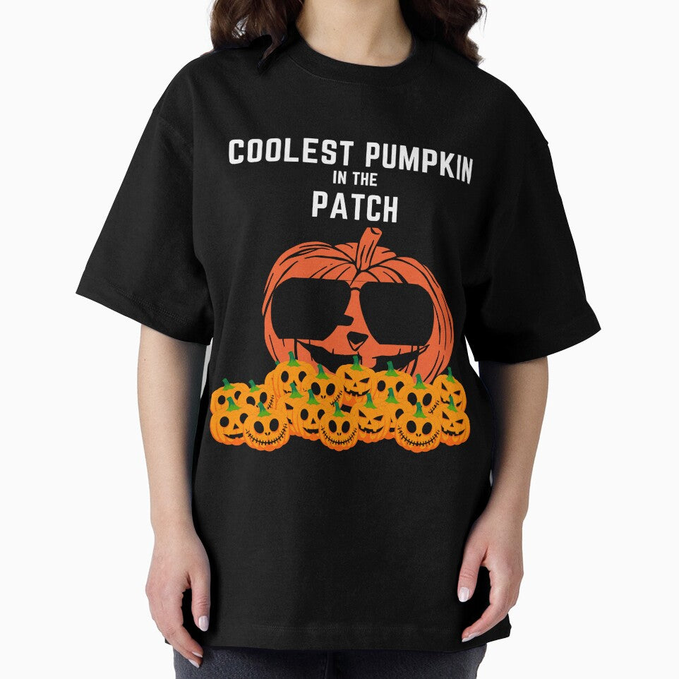 Coolest Pumpkin In The Patch Fun Halloween Spirit T-Shirt For Kids, Adults And Anyone Who Likes Pumpkins Or Jack-o'-lanterns by House-Of-Pinto
