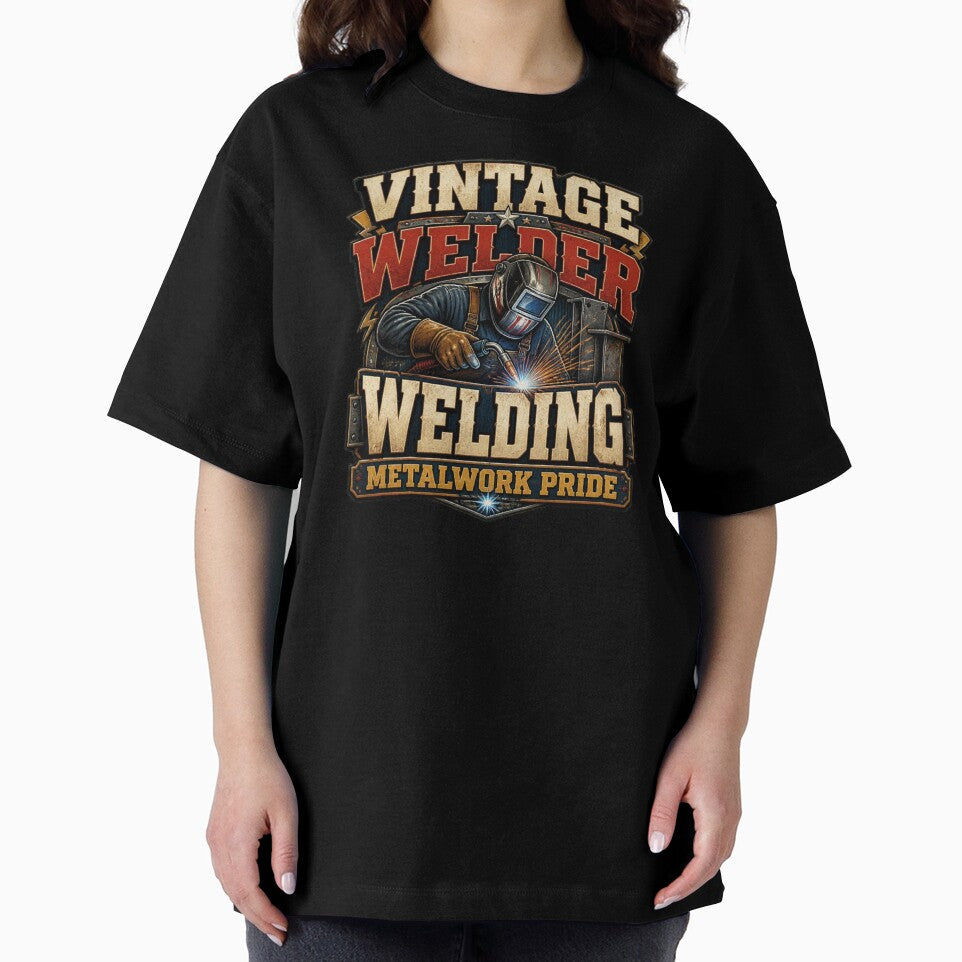 Vintage Welder Welding Metalwork Pride by AdicretorDesign