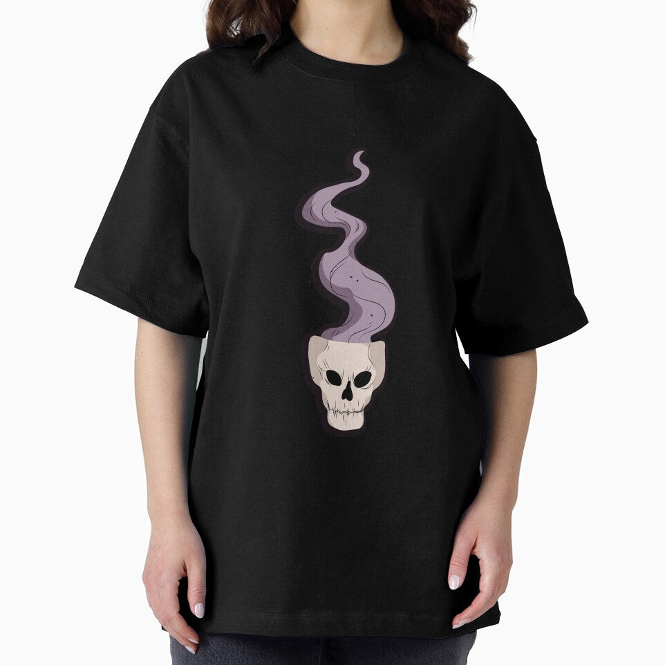 Skull smoke purple by Livingcreative