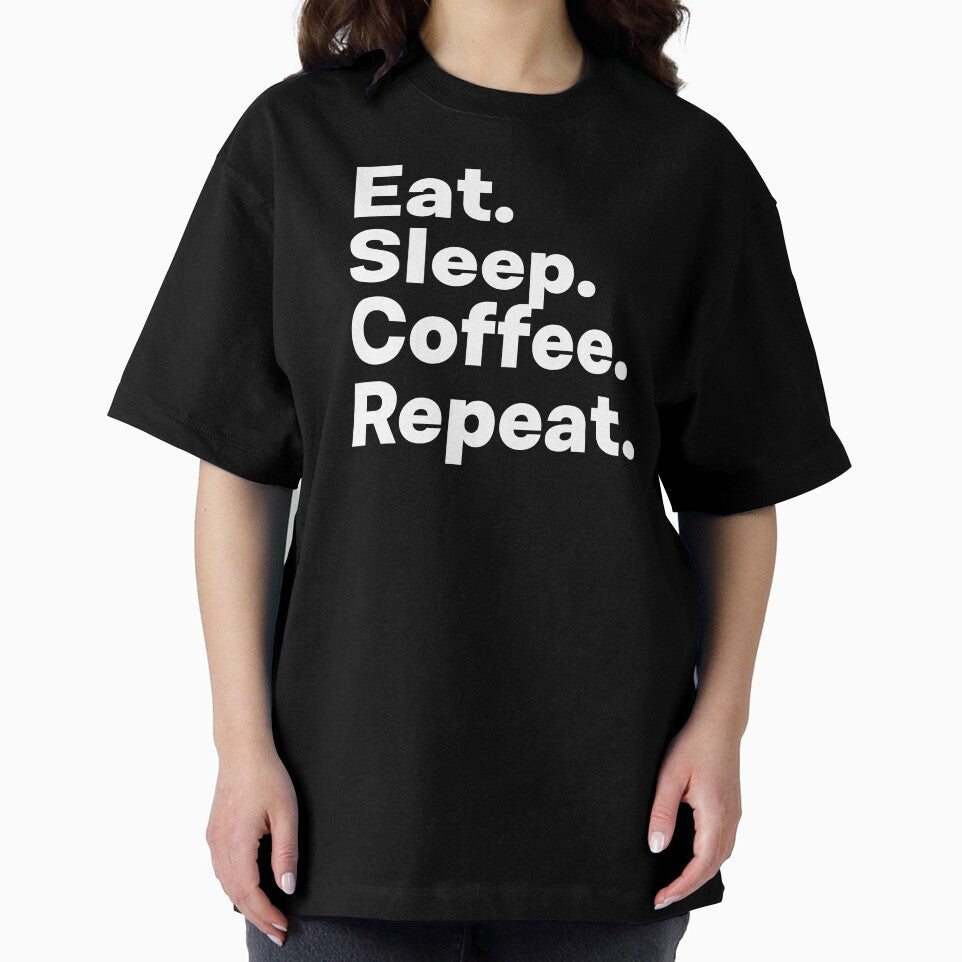 Eat Sleep Coffee Repeat by teesaurus