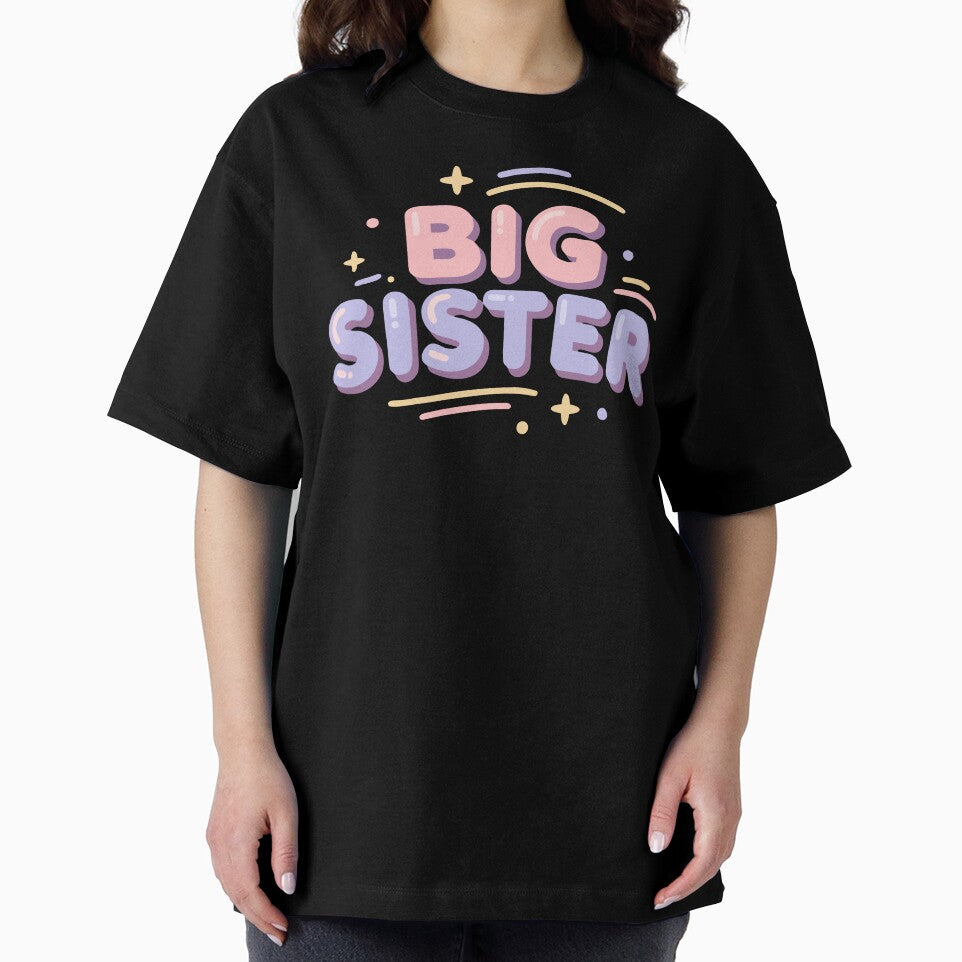 Bold Big Sister Colorful Sibling Reveal Announcement by Colorfulman