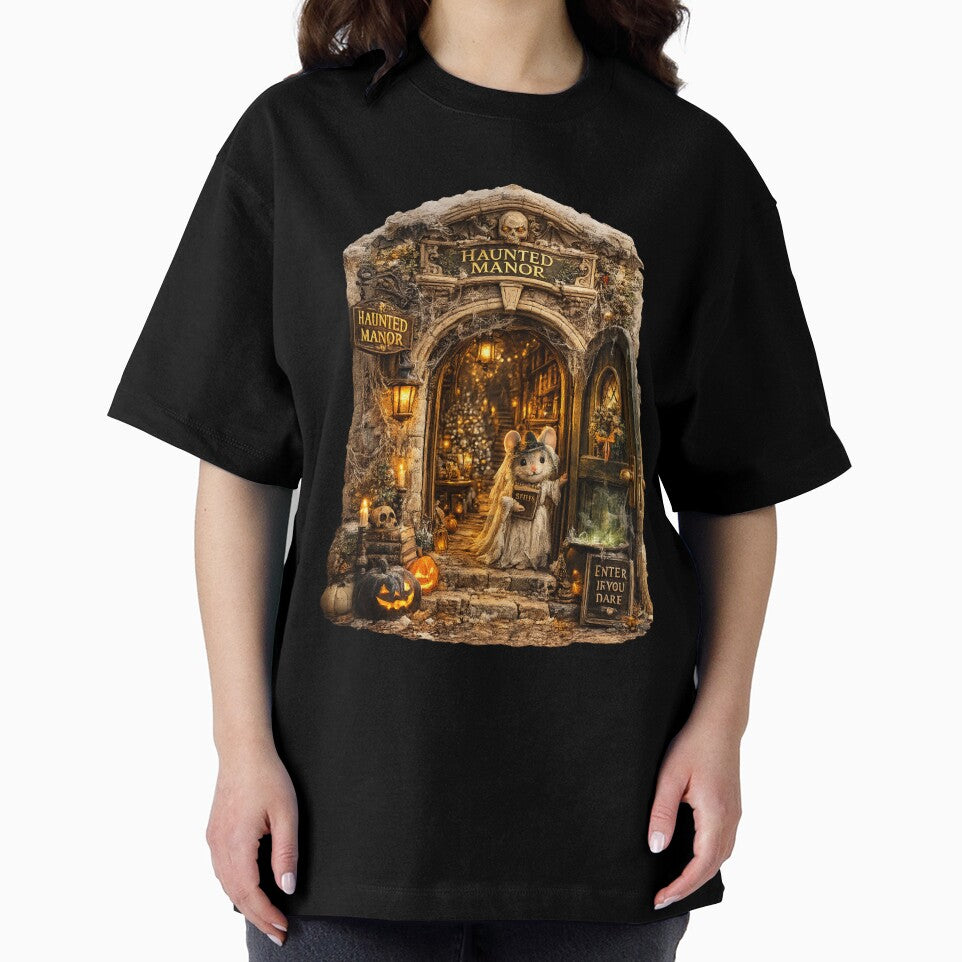 Haunted Manor Mouse – Cute Gothic Halloween Art by GSizzle1