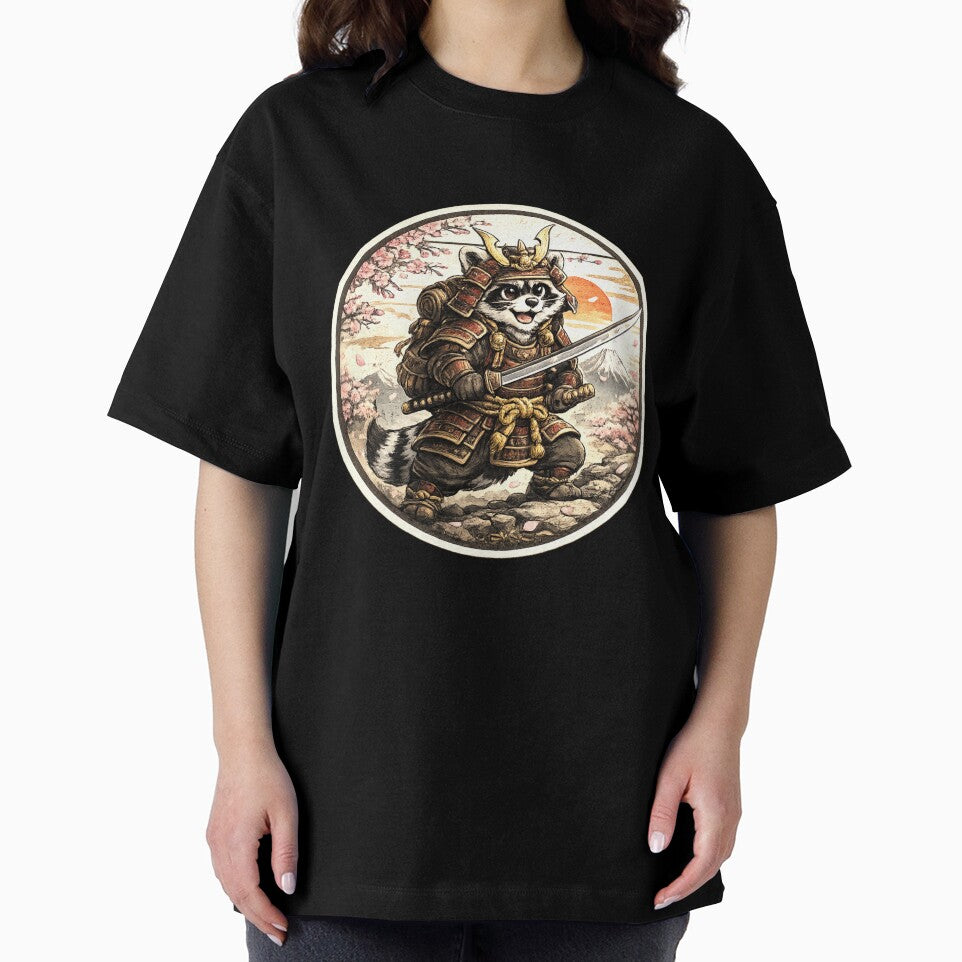 Samurai Raccoon Warrior Design by StyleBloomes