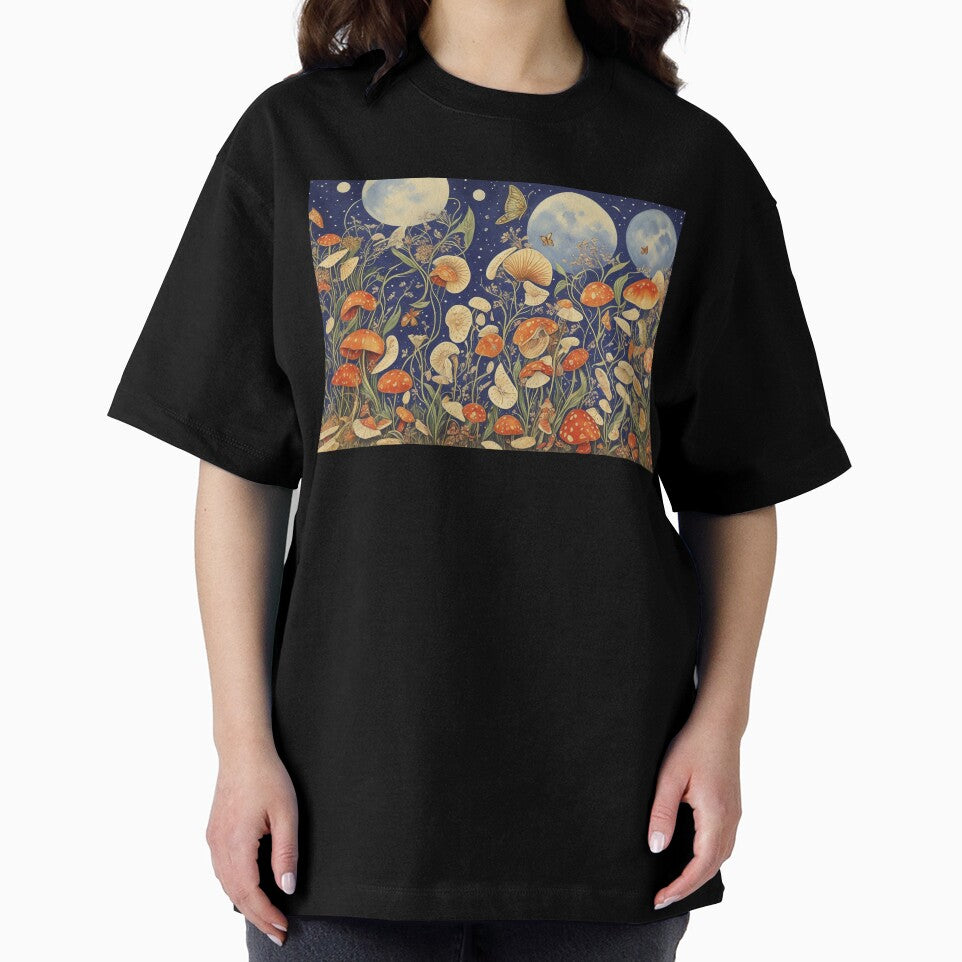Dark Vegan Occult Cottagecore Moon Flower Floral by Yellowriversss