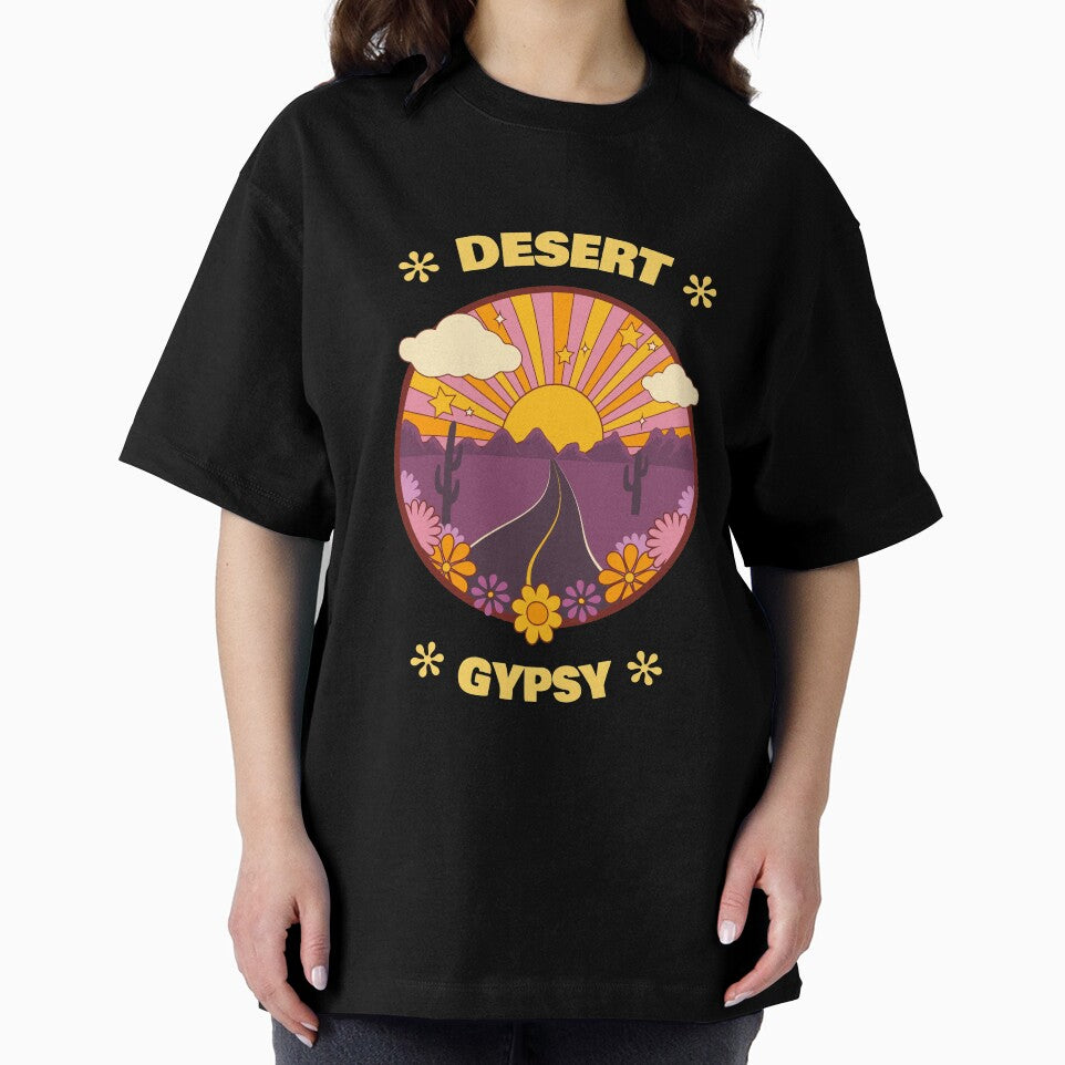 Vintage Sunset in the Retro Desert: Desert Gypsy Life by friendlyspoon