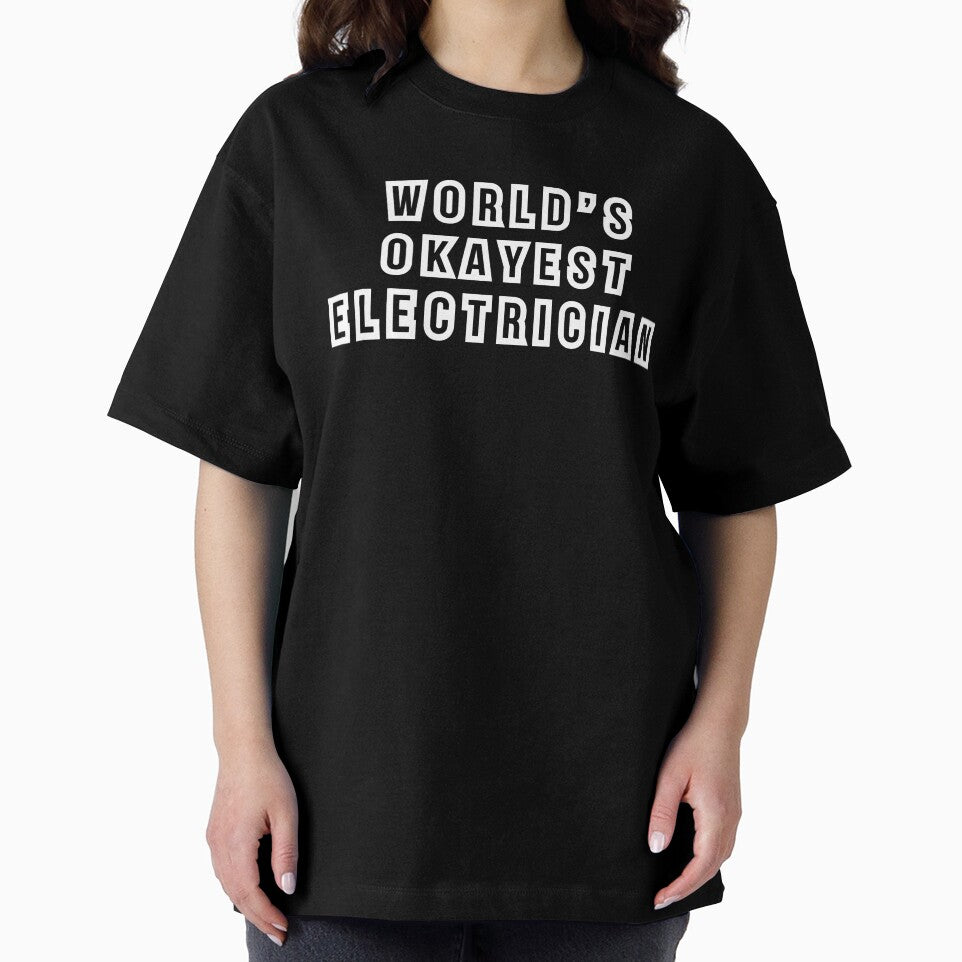 World's Okayest Electrician Funny by happinestSHOP
