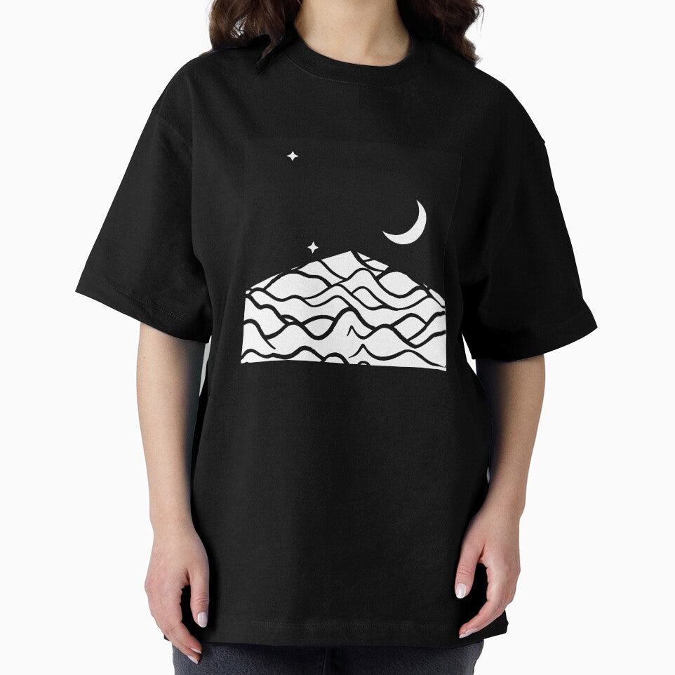 Black Moon with Mountain by Nimiya