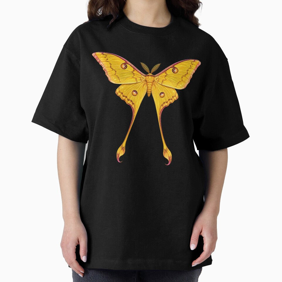 Comet Moth Argema mittrei Cartoon Style by Harpagann