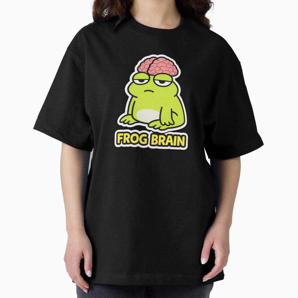 Frog Brain – Funny Overthinking Frog Meme by VibeOffline Studio