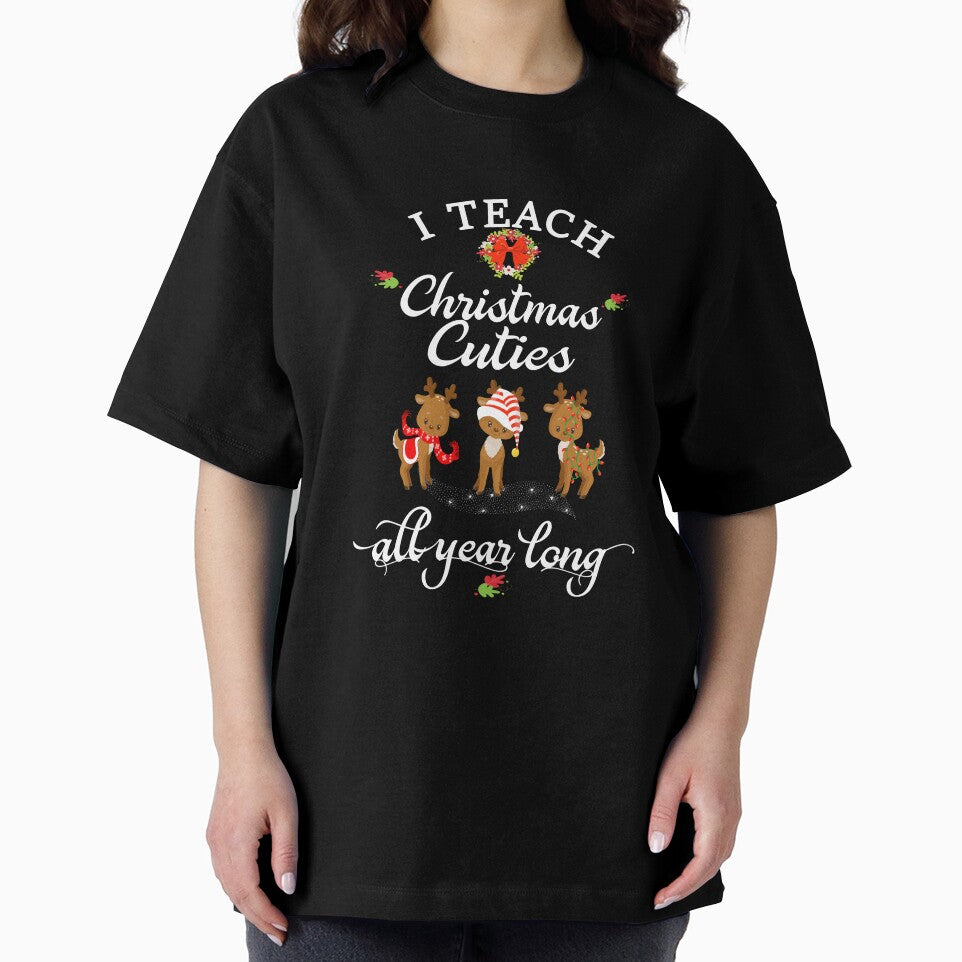 Christmas Teacher Gift I Teach Christmas Cuties All Year Long Reindeer by Sapphire Star