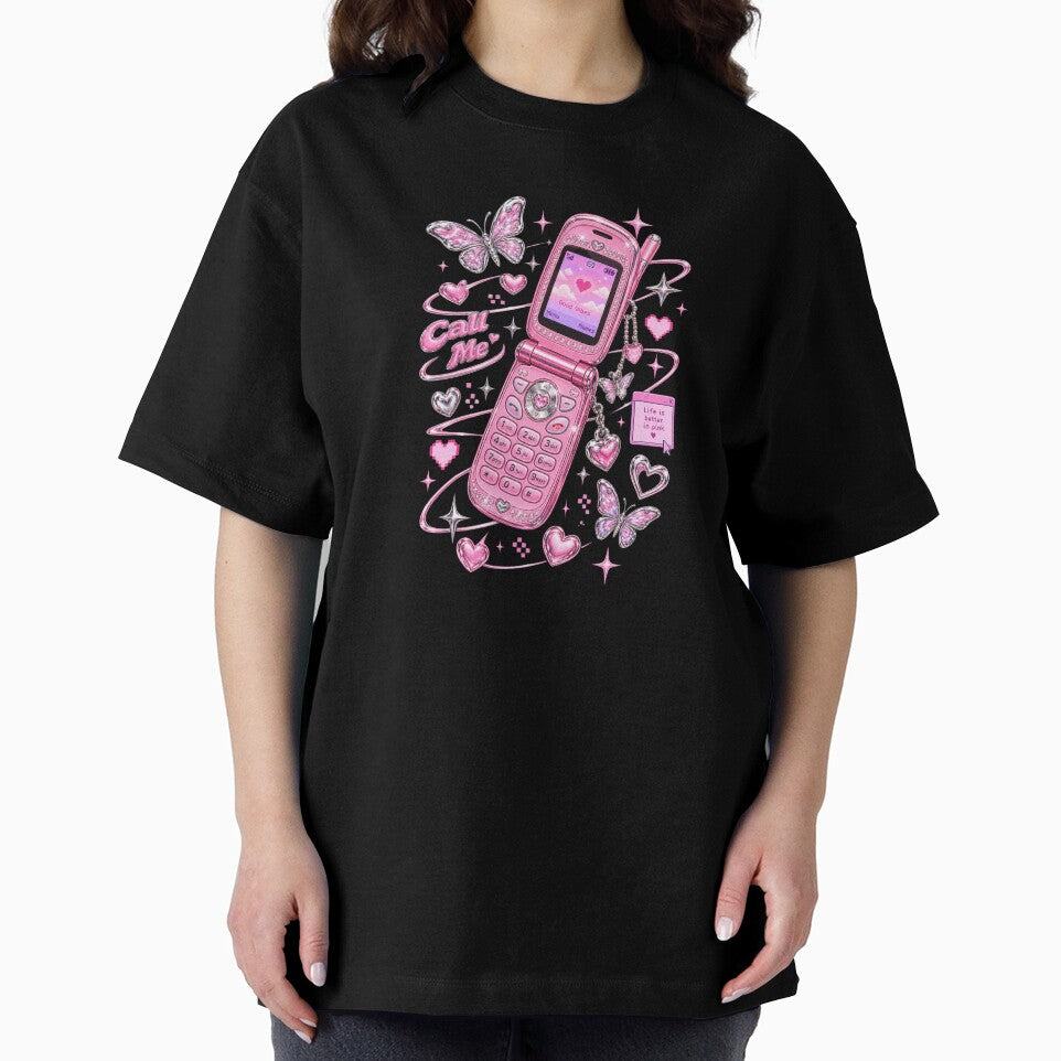Pink flip phone by BiaSMartins