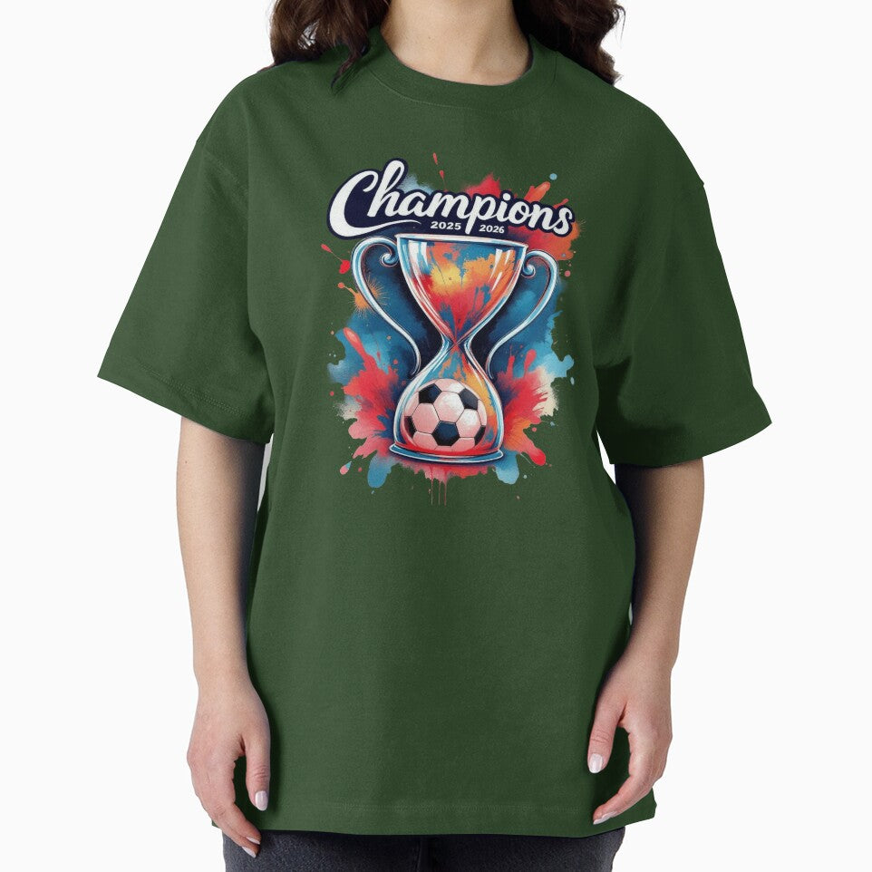 Soccer Champions season 2025-2026, fantasy football Trophy Design - Football Winner by TheGaliyaStudio