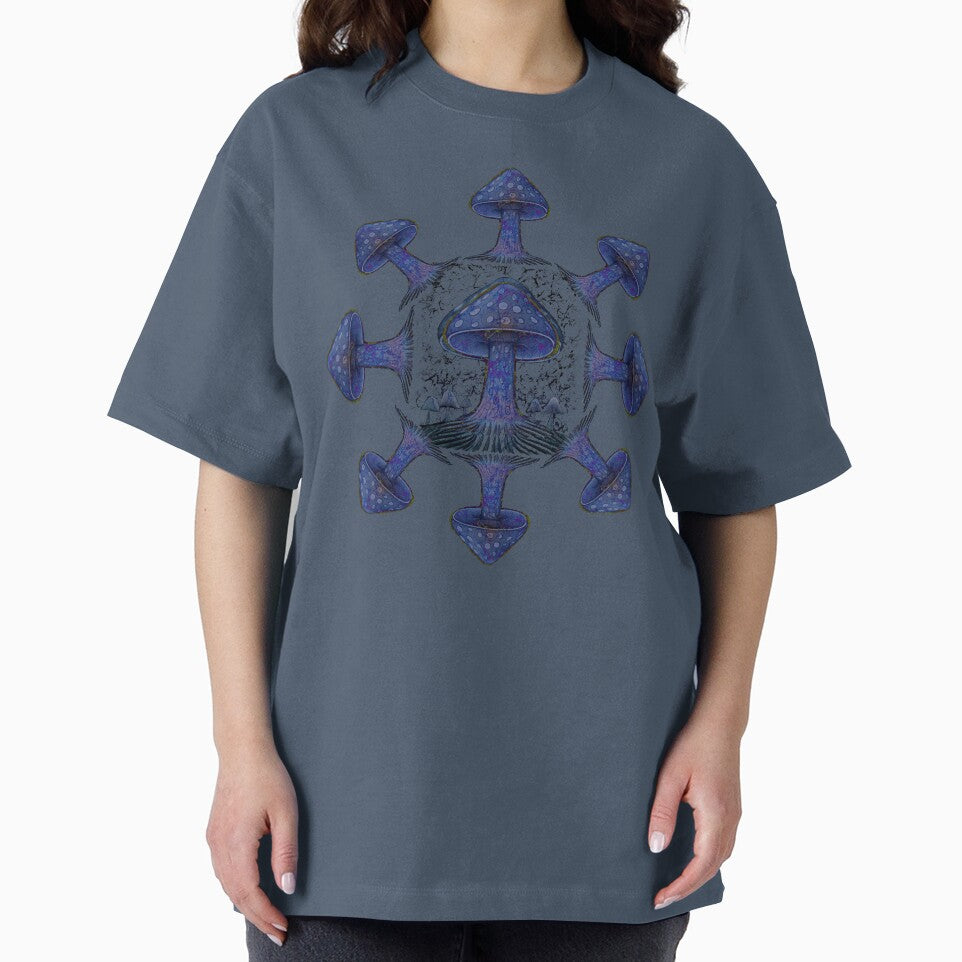 Mushroom mandala by AuroraXGreen