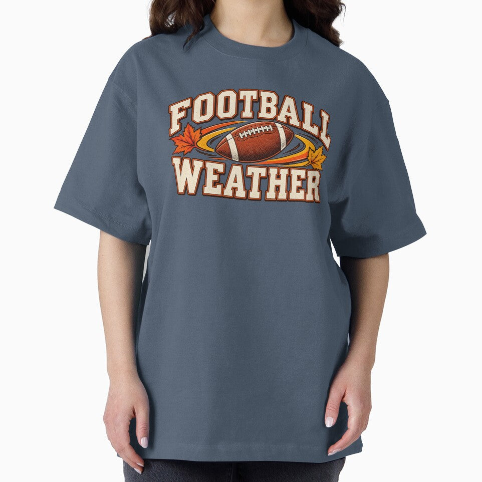 Football Weather – Vintage Fall Football Graphic by astersgraphics