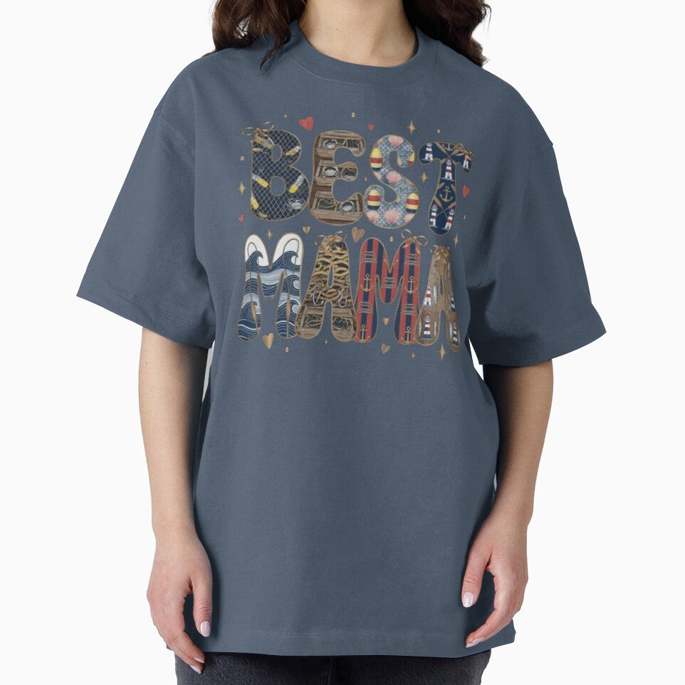Best Mama Nautical Fisherman Coastal by Syrupulse