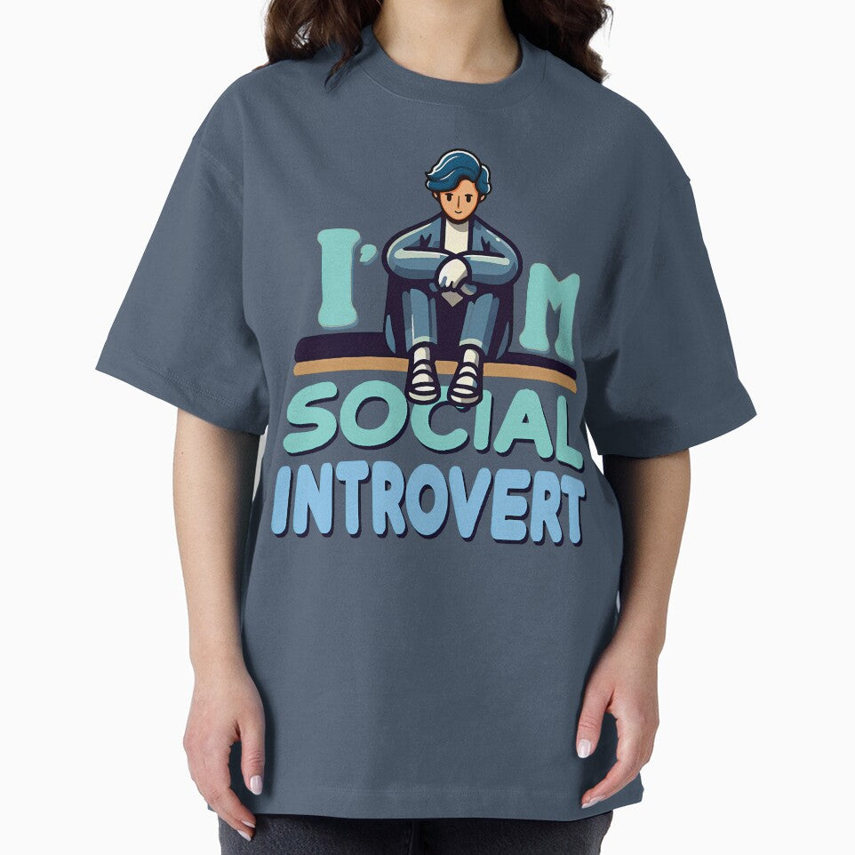 I'm Social Introvert, typography by maxmaj