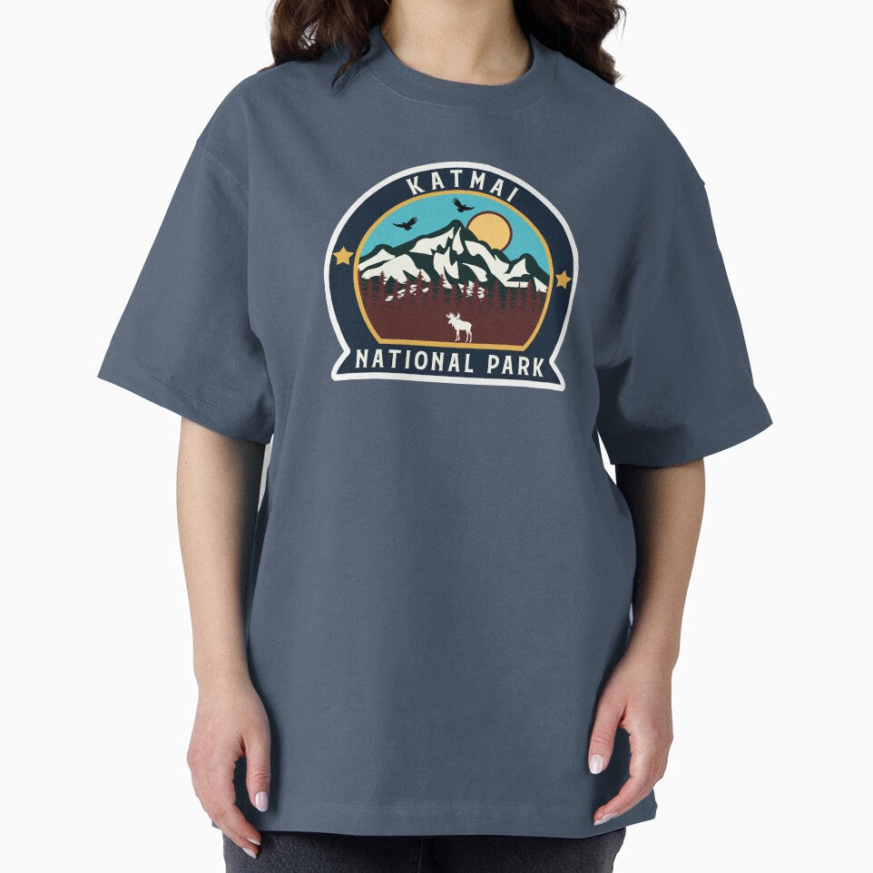 Katmai National Park-Vintage by Road-tees