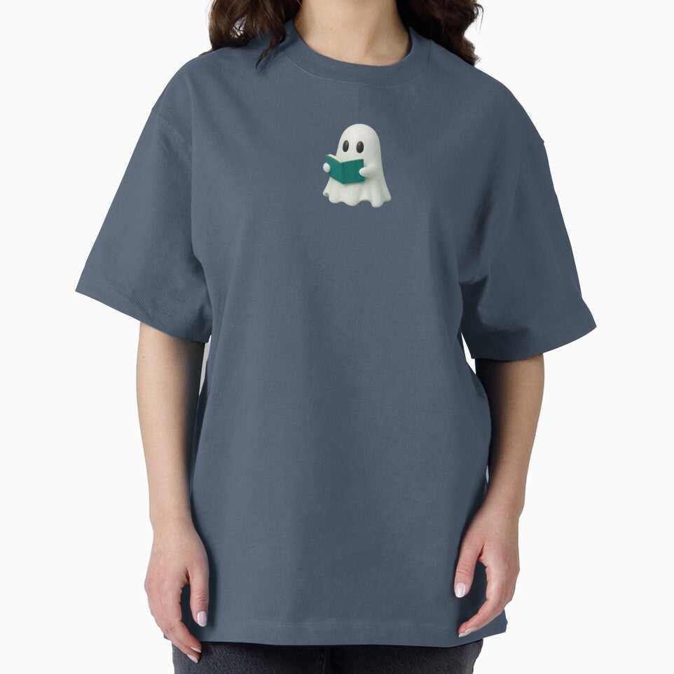 Cute Ghost Reading Green Book by deisgnsbyshane