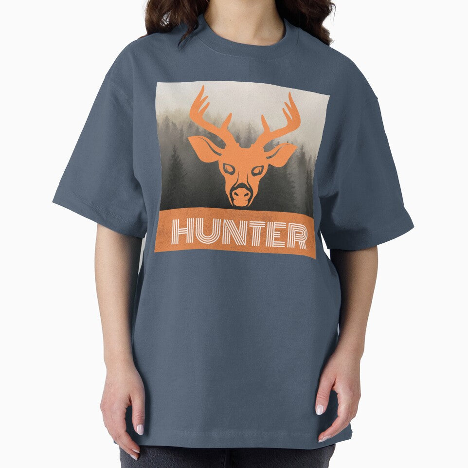 Deer Hunter Retro Buck Hunting Orange by ravixxdesigns