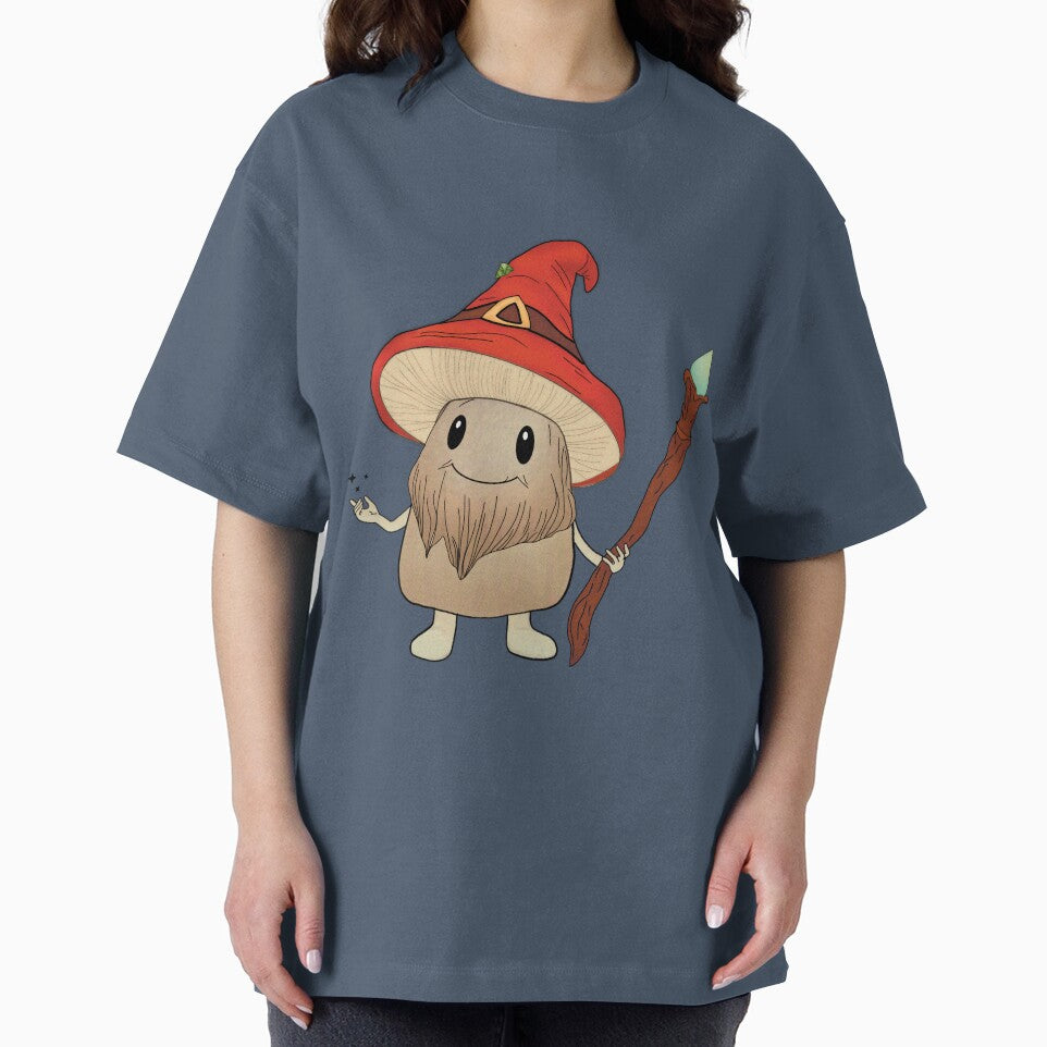 Wise Bearded Mushroom Mage Animated Character Illustration by VibeFae