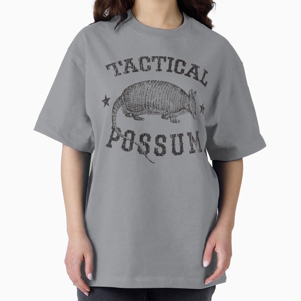 Tactical Possum Armadillo Texas Funny Vintage Distressed by bigraydesigns