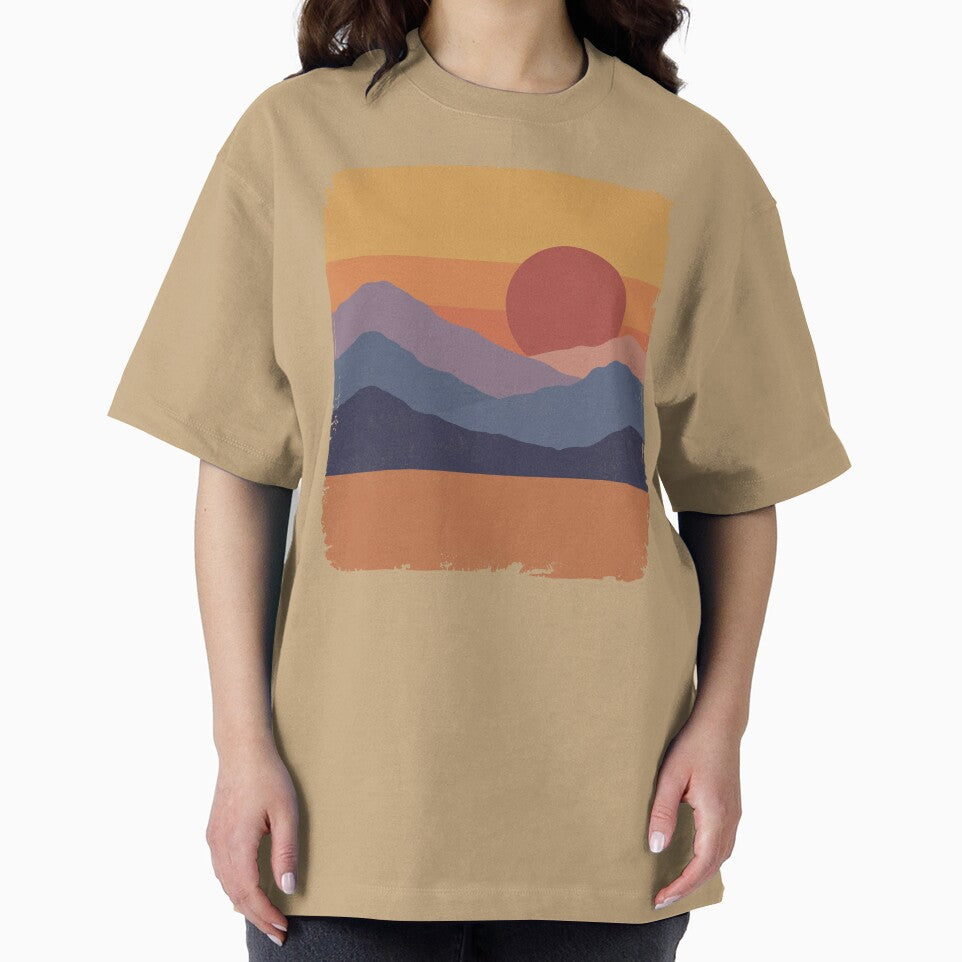 Mountain Sunset Vintage. #2 by EunsooLee