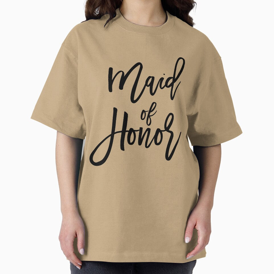 Maid of Honor Calligraphy Bridal Party by coilsandglory