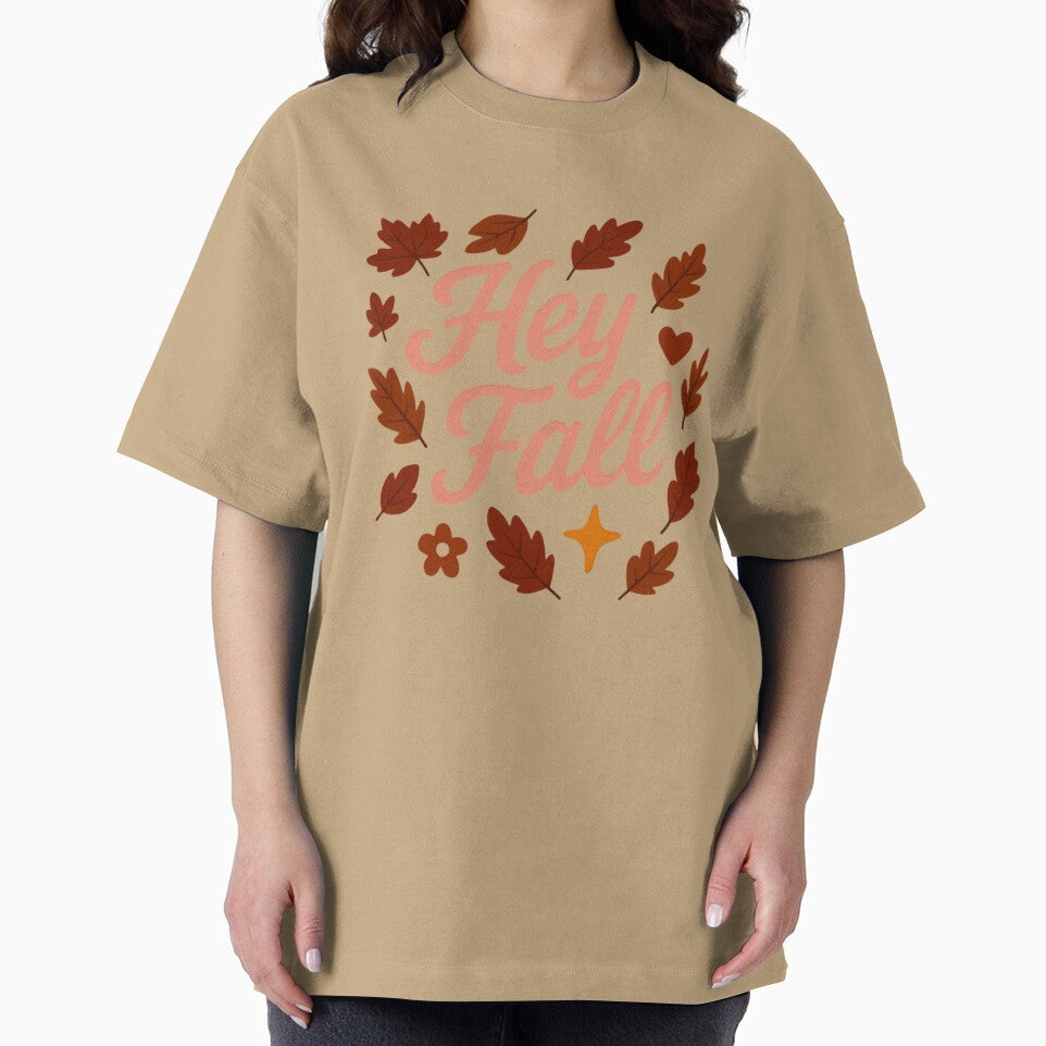 Hey Fall - Cute Autumn Leaves Cozy Season Design by ItsSimplyHer