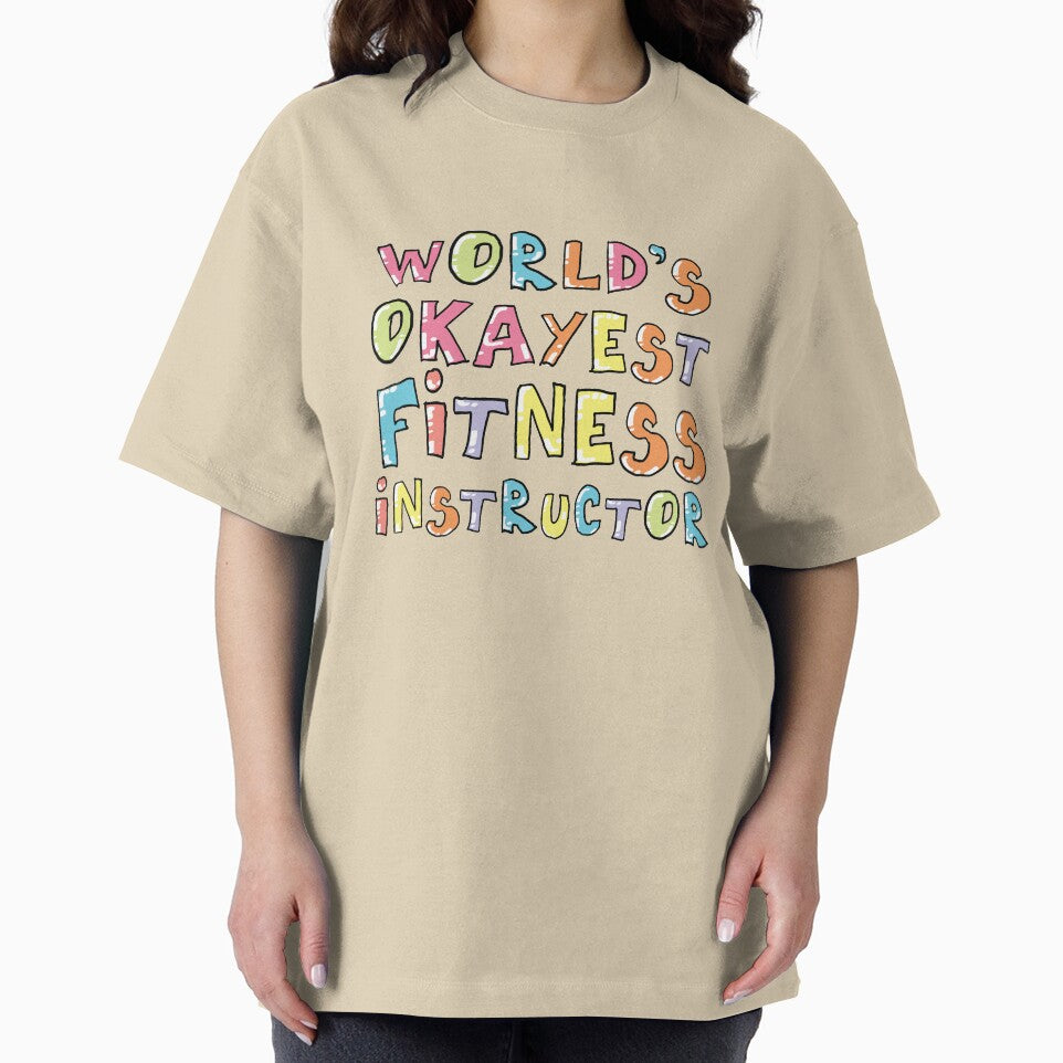 World's Okayest Fitness Instructor Gift Idea by betternotes