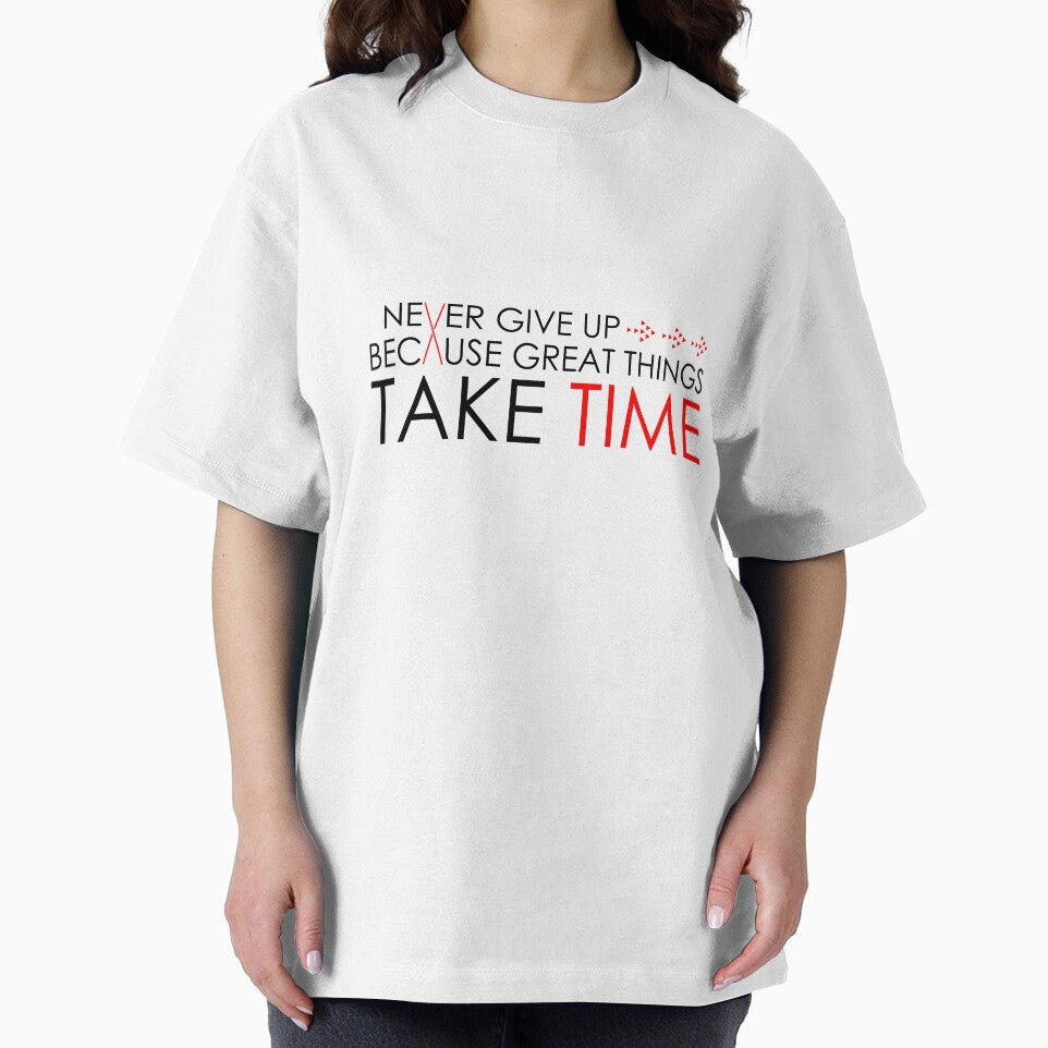 Never Give Up Because Great Things Take Time by doucelune