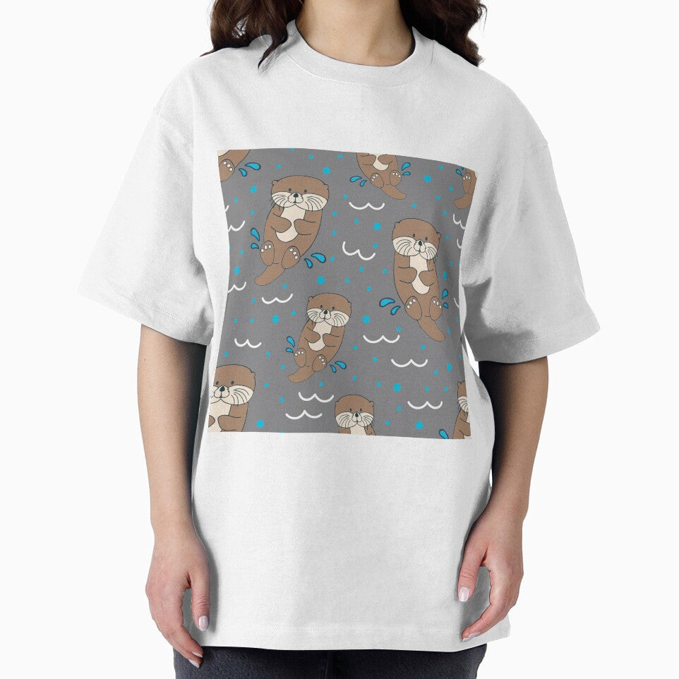 Cute Otter Splashing by ConcorStore