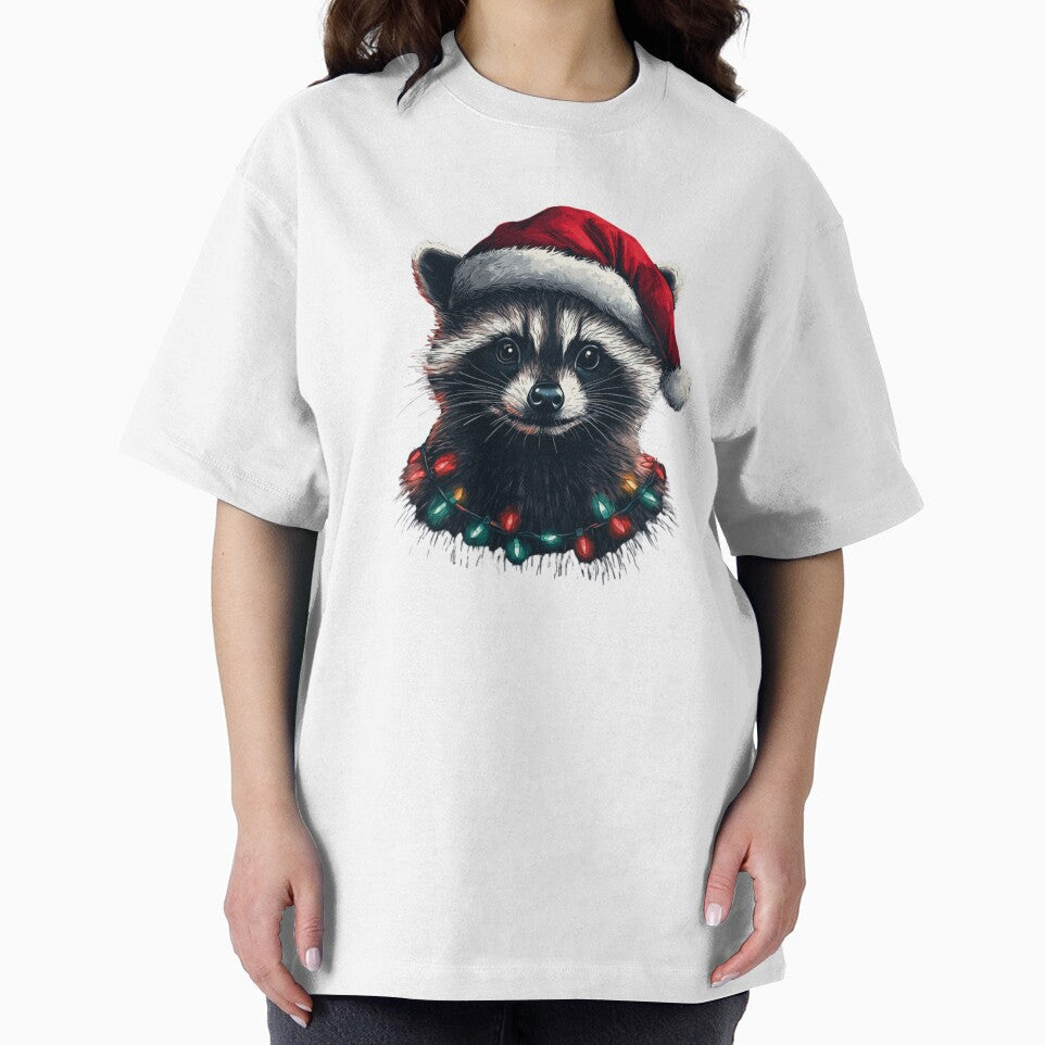 Christmas Raccoon Design by NicolasGlowArt