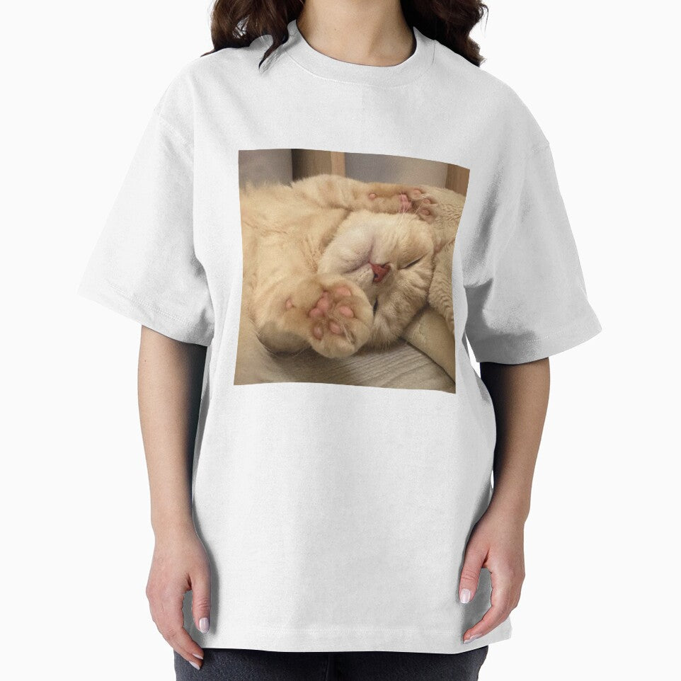Cute Funny Cat Sleeping Cat Lover by barkandmeow