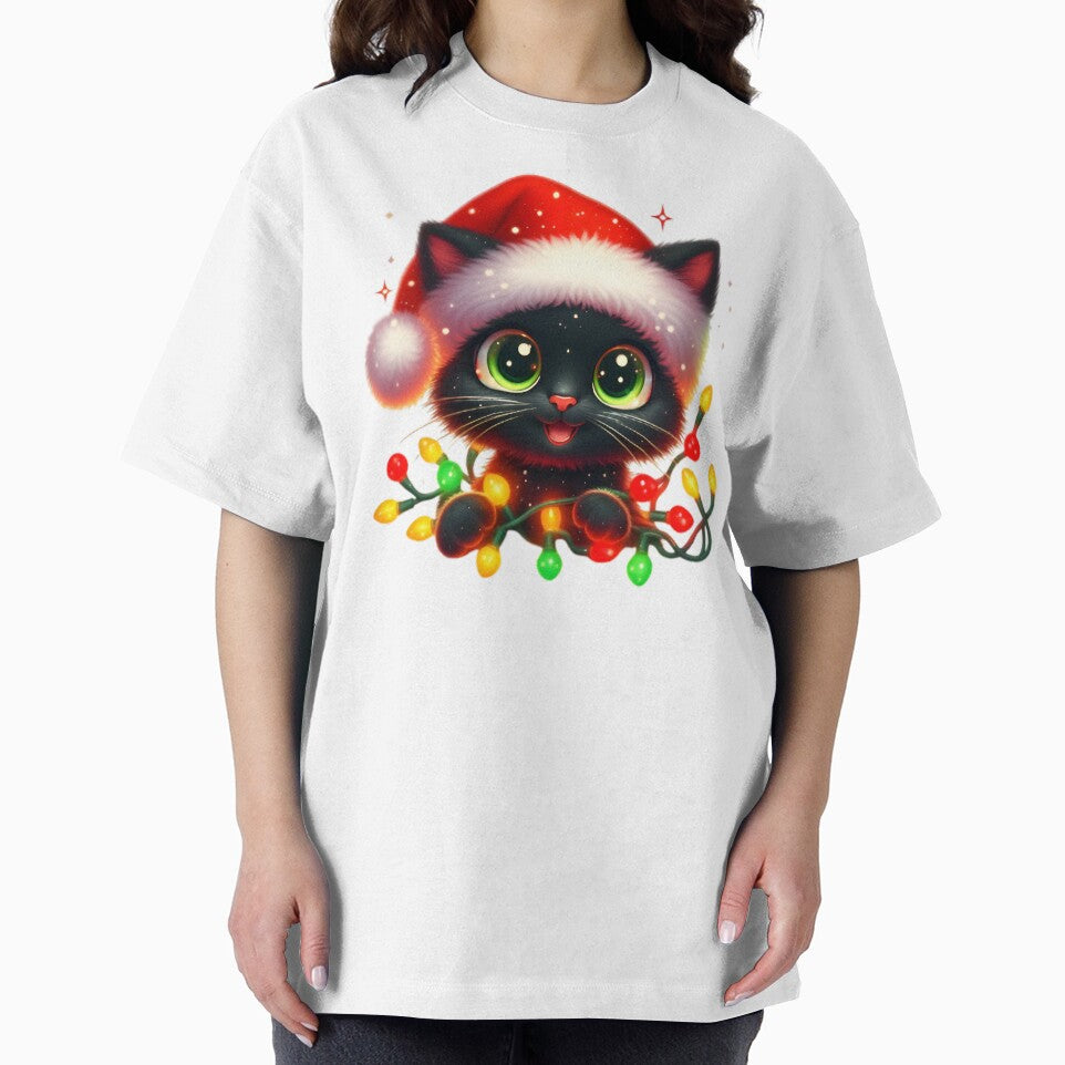 Black Cat Christmas: by printmala