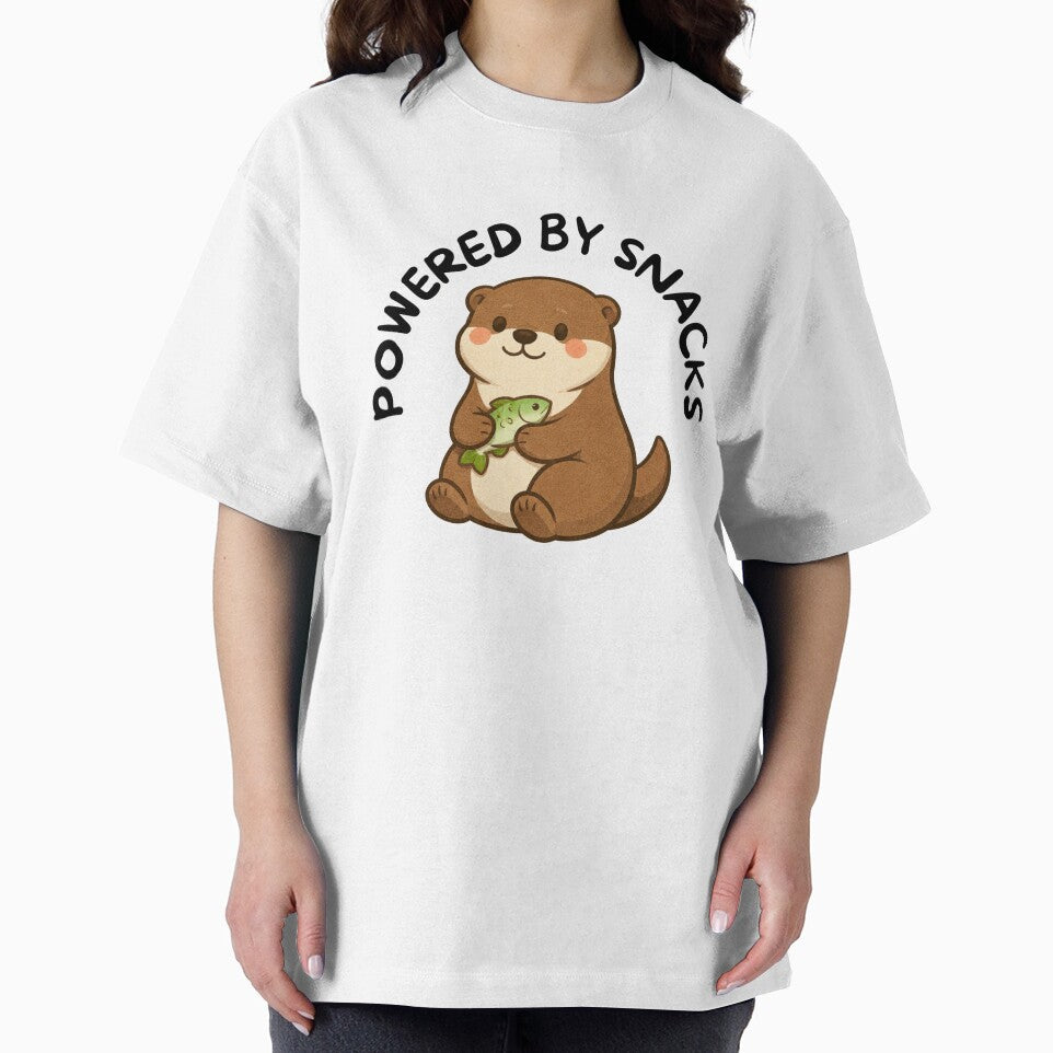 Powered by Snacks (Otter) by BeagleDesigns