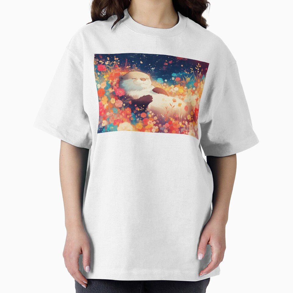 Otter Floral Hideaway by AshiraCreations
