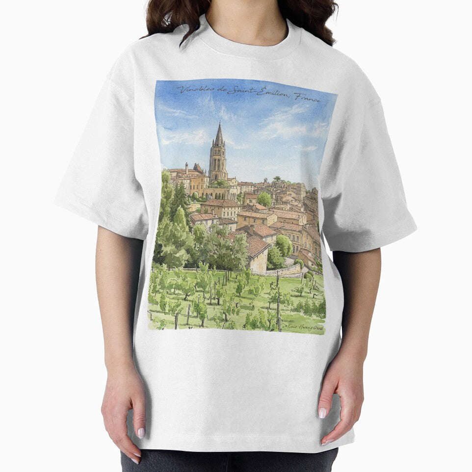 Saint-Émilion Watercolor by travelwitheric