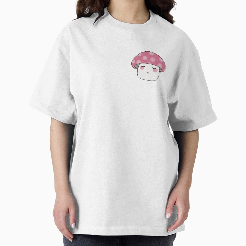 Illustration of a pink mushroom by GelsominoStudio