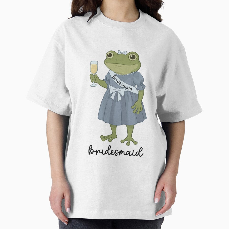 Retro Bridesmaid Frog Bachelorette Party Wedding Squad Funny by kiralynstration