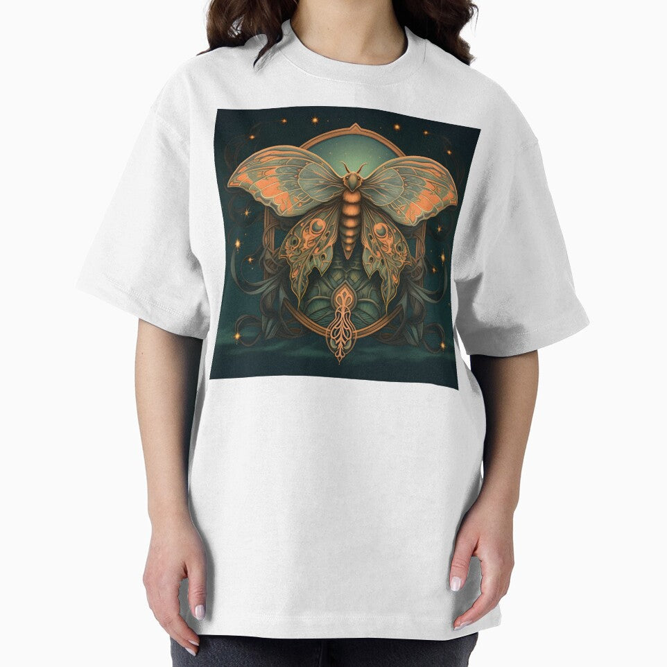 art nouveau moth art print by dcrc