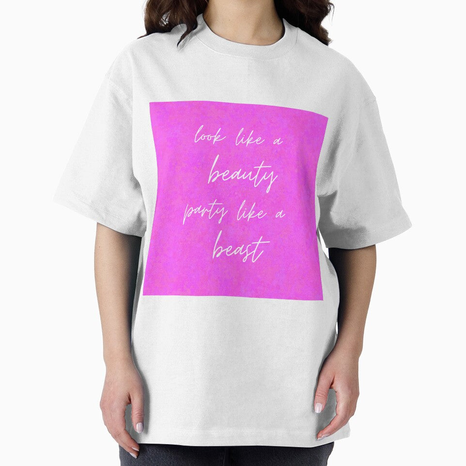 Look Like A Beauty Party Like A Beast | Bachelorette Party | Digital Art | Gift Idea | Cute Decor by GabrieTaylor